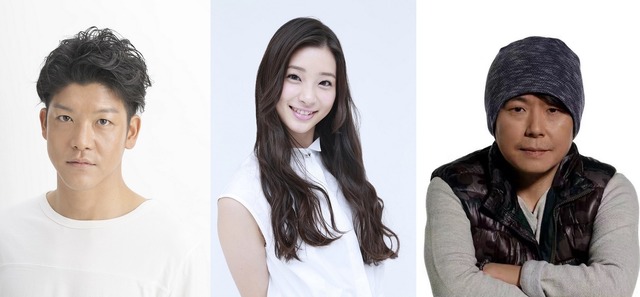 「京楽ピクチャーズ．PRESENTS ニューウェーブアワード」の受賞者　駿河太郎＆足立梨花＆静野孔文