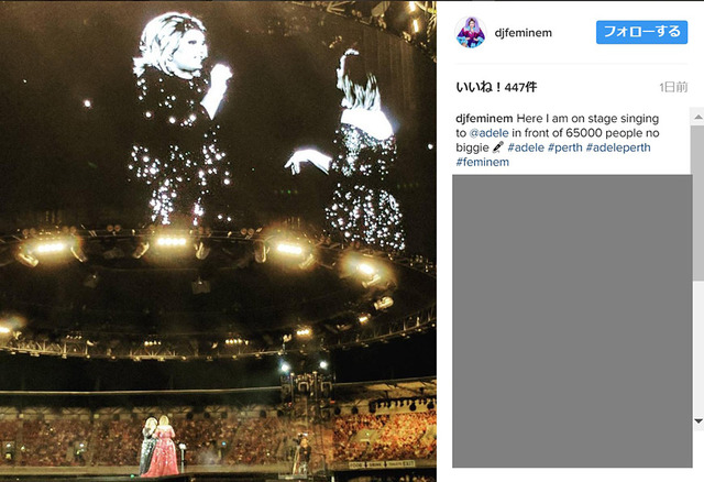 アデル＆DJフェミネム-(C)Instagram