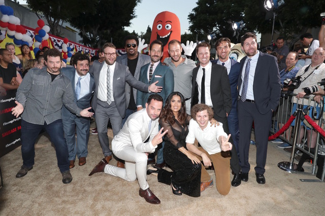 『ソーセージ・パーティー』LAプレミアにて　（C）2016 Columbia Pictures Industries, Inc. and Great Beyond LLC. All Rights Reserved.