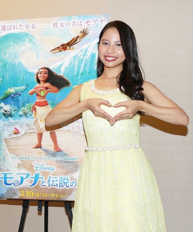 屋比久知奈『モアナと伝説の海』／photo:Ryo Uchida
