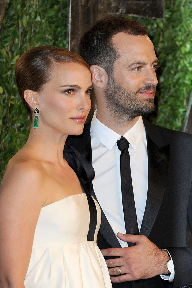 ナタリー・ポートマン＆ベンジャミン・ミルピエ-(C)Getty Images