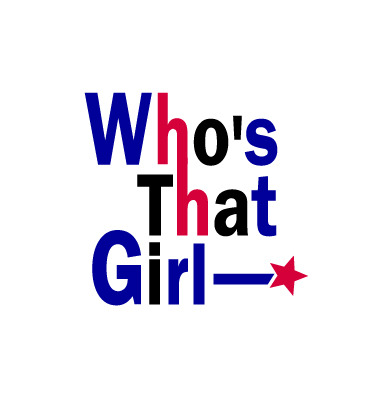 「Who's That Girl」ロゴ