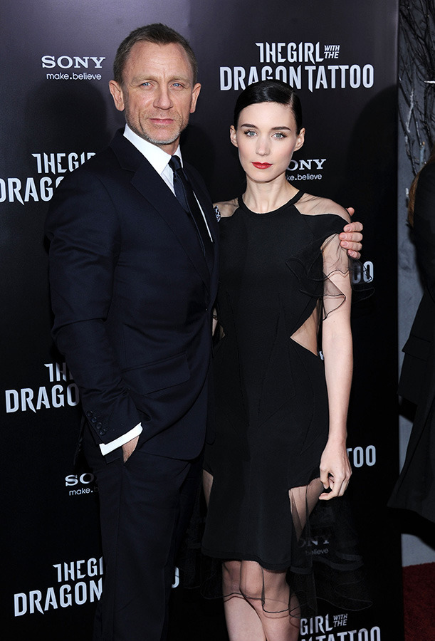 ダニエル・クレイグ＆ルーニー・マーラ-(C)Getty Images