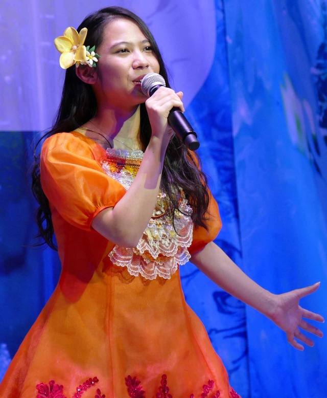 屋比久知奈／『モアナと伝説の海』来日記者会見