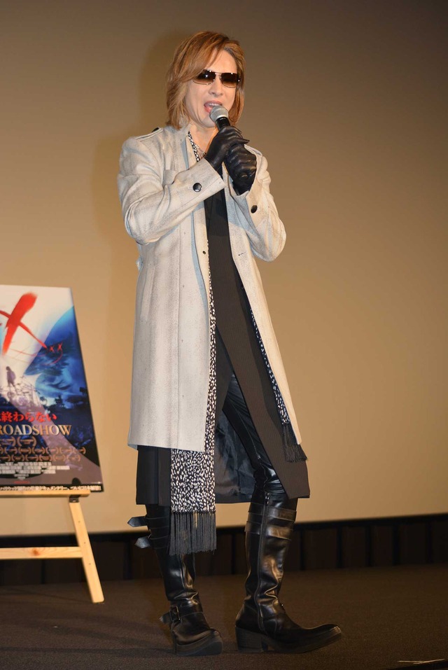 YOSHIKI／『WE ARE X』大ヒット御礼ティーチイン付き舞台挨拶