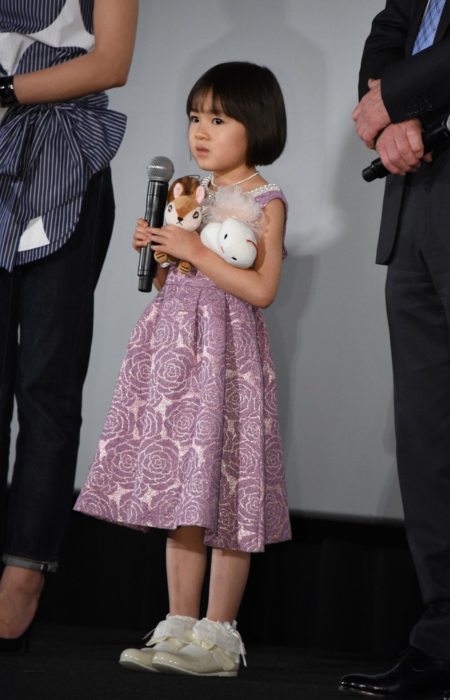 新津ちせ／映画『3月のライオン 前編』初日舞台挨拶