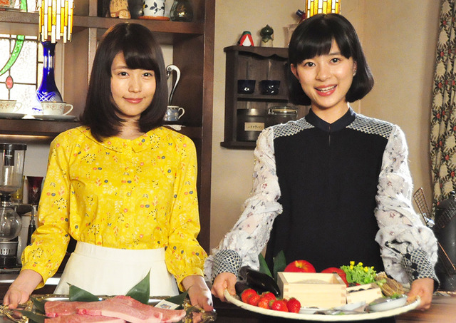 有村架純＆芳根京子／バトンタッチセレモニー