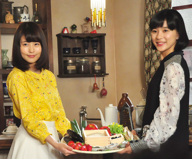 有村架純＆芳根京子／バトンタッチセレモニー