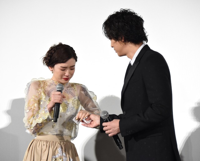 永野芽郁、三浦翔平／映画『ひるなかの流星』公開記念舞台挨拶