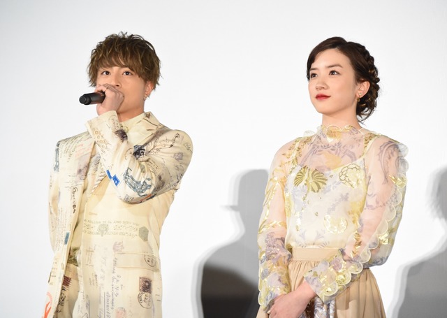 白濱亜嵐、永野芽郁／映画『ひるなかの流星』公開記念舞台挨拶