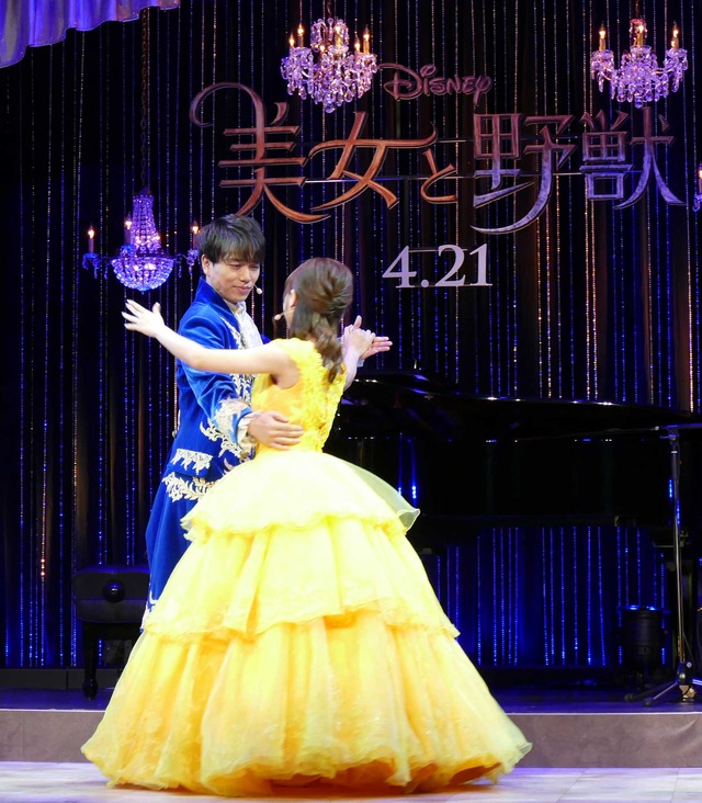 山崎育三郎＆昆夏美／『美女と野獣』来日記者会見