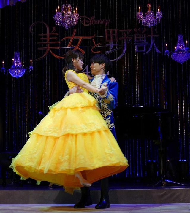 山崎育三郎＆昆夏美／『美女と野獣』来日記者会見