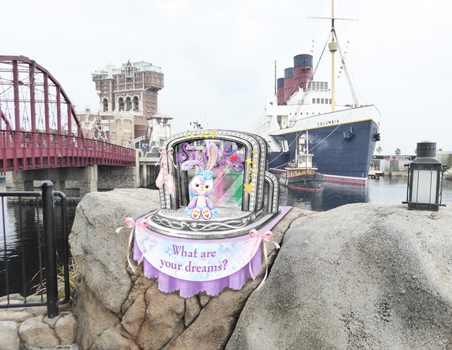 “ダッフィー”の新しいお友だち“ステラ・ルー”のフォトロケーション