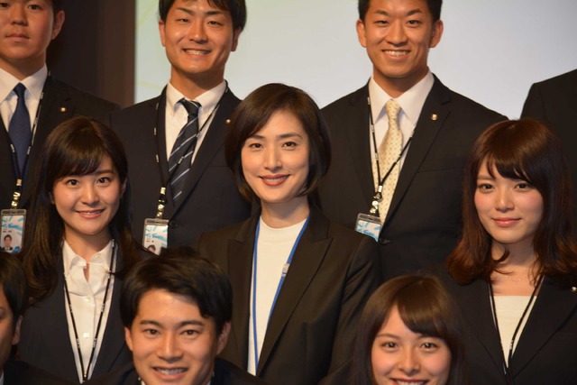 天海祐希／テレビ朝日入社式