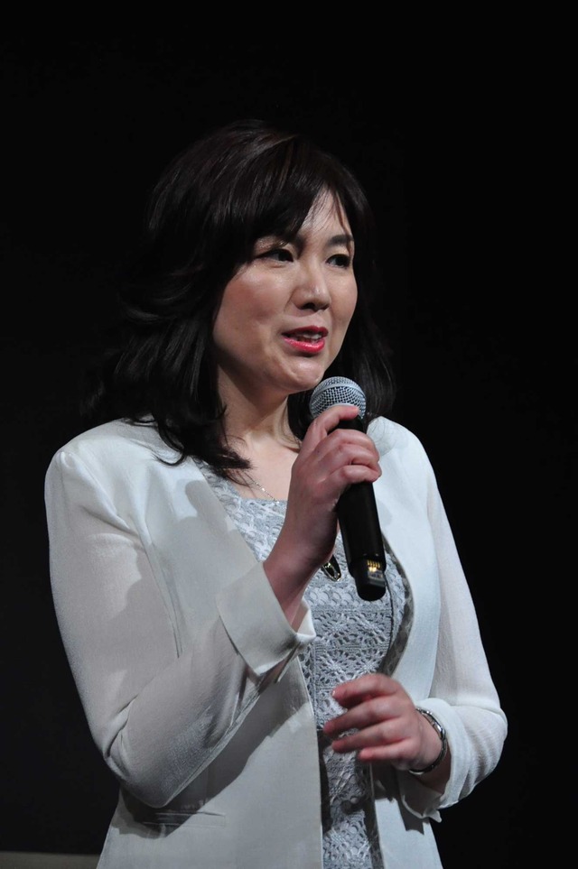 柚月裕子／『孤狼の血』製作発表会見