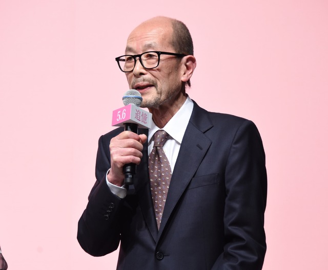 降旗康男／映画『追憶』の完成披露会見