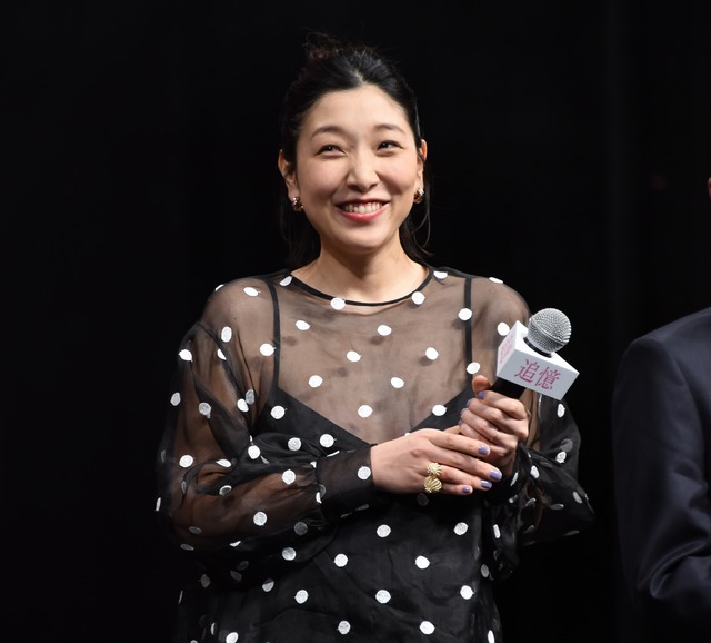 安藤サクラ／映画『追憶』の完成披露舞台挨拶