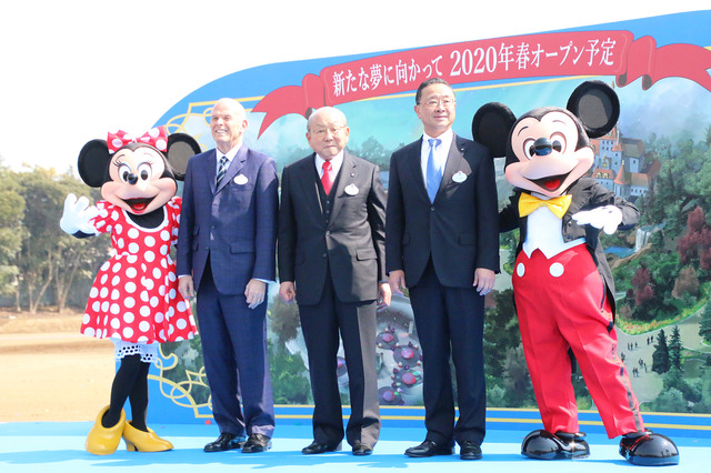 「東京ディズニーランド大規模開発エリア」の起工式