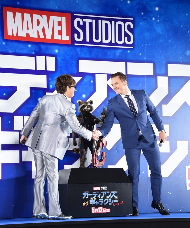 映画『ガーディアンズ・オブ・ギャラクシー：リミックス』の「ギャラクシー・カーペット・イベント」