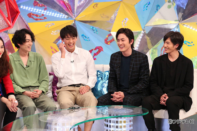 菅田将暉、竹内涼真、間宮祥太朗、志尊淳／「キスマイBUSAIKU！？」