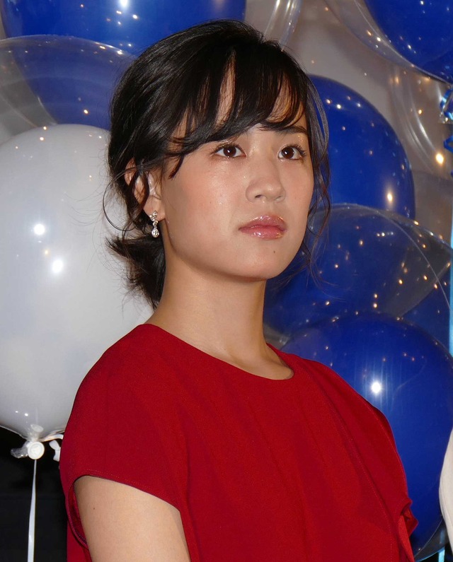 石橋静河／『映画 夜空はいつでも最高密度の青色だ』完成披露試写会