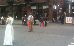 「JAPANESE AMERICANS」撮影現場  photo：Lisle Wilkerson