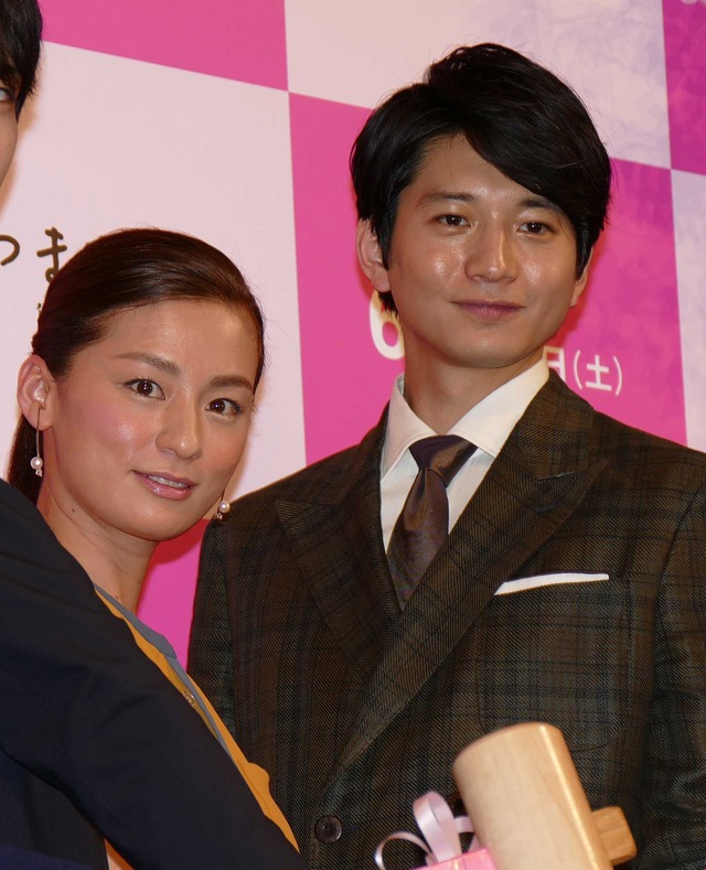 向井理＆尾野真千子／『いつまた、君と ～何日君再来～』完成披露試写会