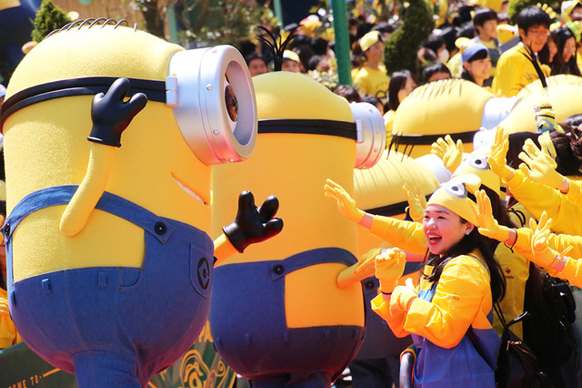 「ミニオン・パーク」のオープニング・セレモニー