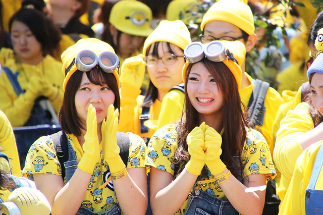 「ミニオン・パーク」のオープニング・セレモニー