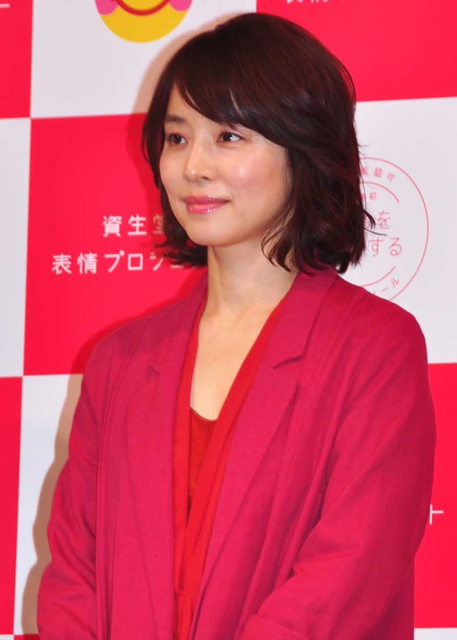 石田ゆり子／「資生堂 表情プロジェクト」新CM発表会