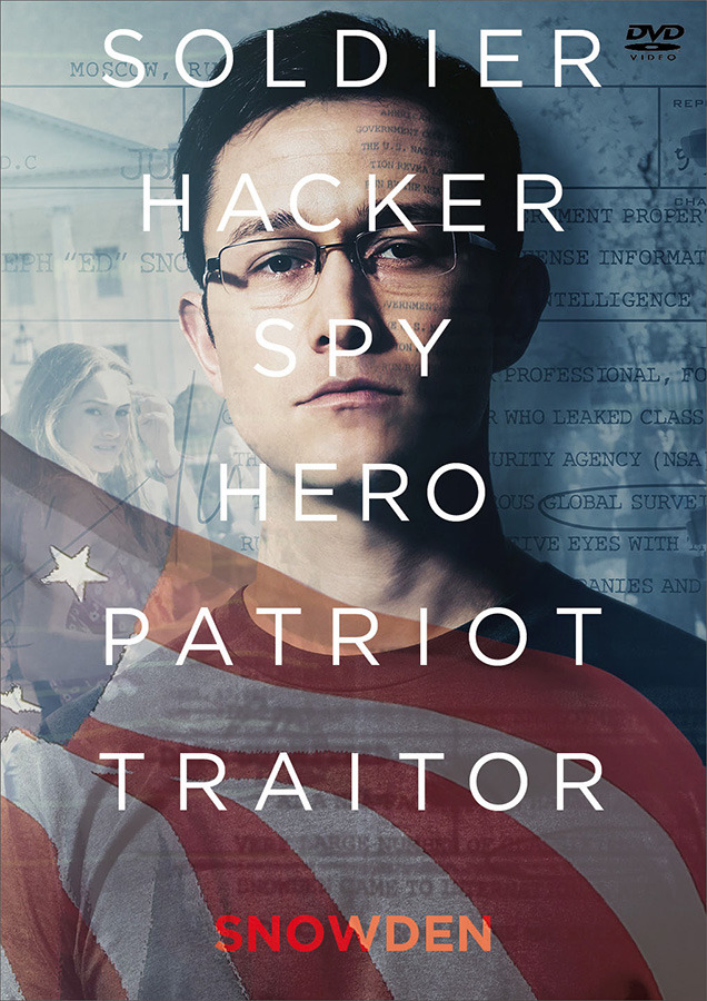 『スノーデン』DVDディズク　(c)2016 SACHA, INC.　ALL RIGHTS RESERVED.