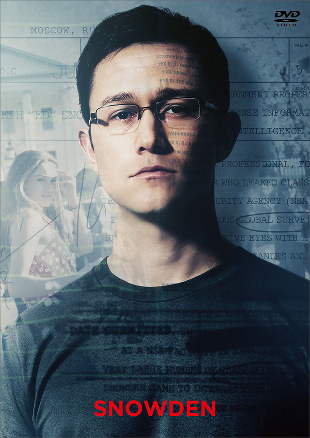 『スノーデン』DVDディズク　(c)2016 SACHA, INC.　ALL RIGHTS RESERVED.