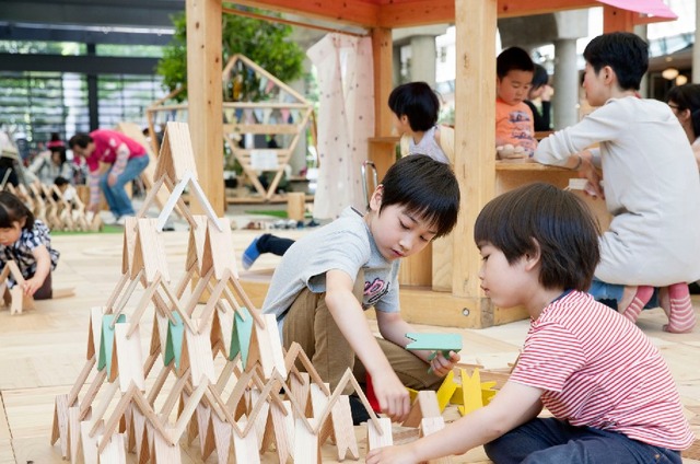 国産木材の PLAY エリア