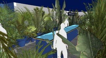 「Flavour Journey  Express by BOMBAY SAPPHIRE ～香りを愉しむ列車の旅～」　旅の目的地「ボタニカル・ガーデン」