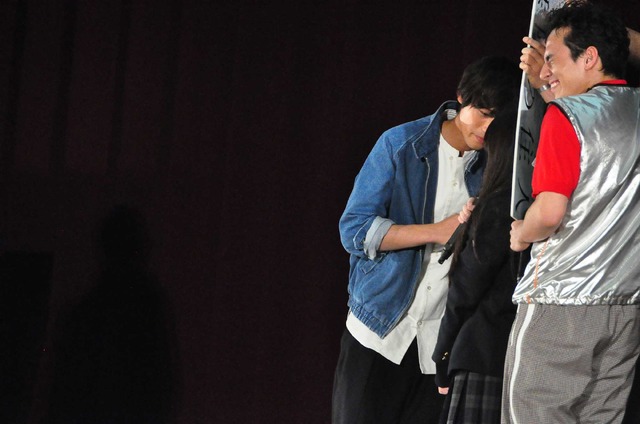 福士蒼汰＆満島真之介／『無限の住人』学校訪問