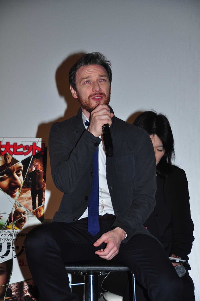 ジェームズ・マカヴォイ／『スプリット』舞台挨拶