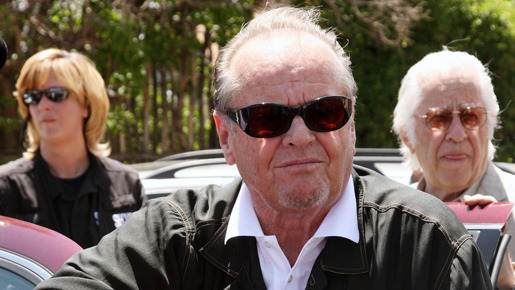 葬儀に出席したジャック・ニコルソン　-(C)  Splash/AFLO 