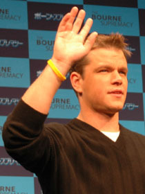 『ボーン・スプレマシー』マット・デイモン来日記者会見　サブ２