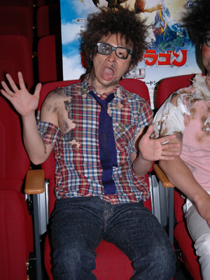 『ヒックとドラゴン』CM撮影