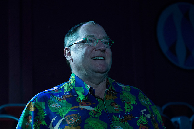 ジョン・ラセター氏がアトラクションを体験！