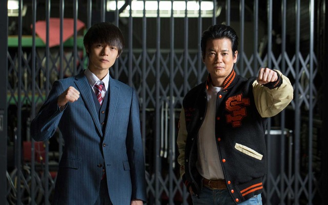 窪田正孝＆唐沢寿明『ラストコップ THE MOVIE』／photo：Nahoko Suzuki