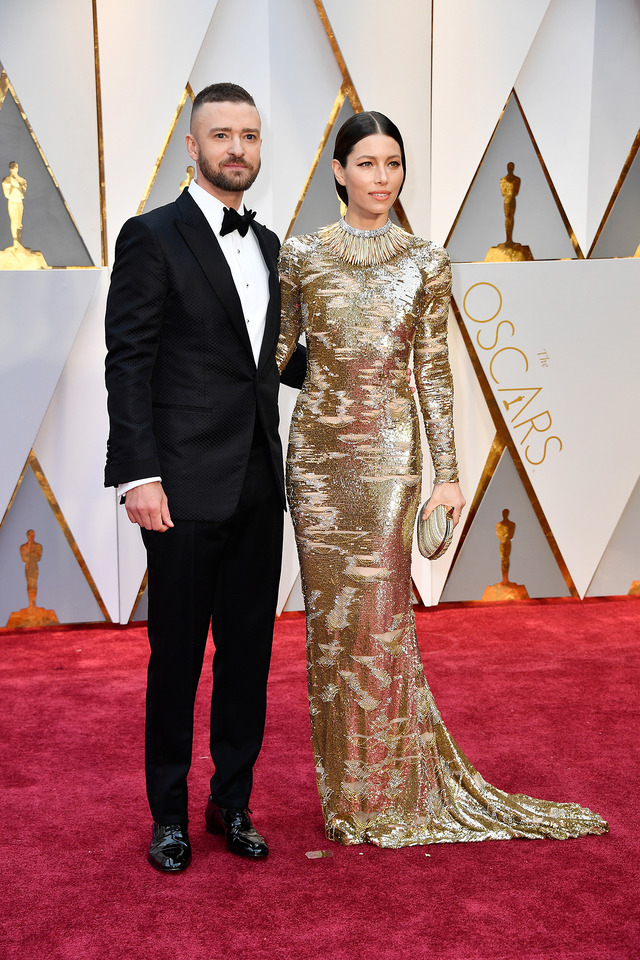 ジェシカ・ビール＆ジャスティン・ティンバーレイク-(C)Getty Images