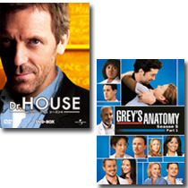 「Dr.HOUSE」 -(C) 2007/2008 Universal Studios. All Rights Reserved.／「グレイズ・アナトミー」  -(C) ABC Studios.