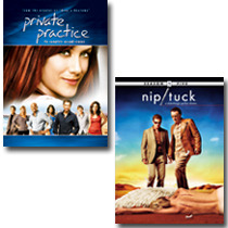 「プライベート・プラクティス：LA診療所」 -(C) ABC Studios.／「NIP／TUCK -ハリウッド整形外科医-」 -(C) Warner Bros. Entertainment Inc. All rights reserved.