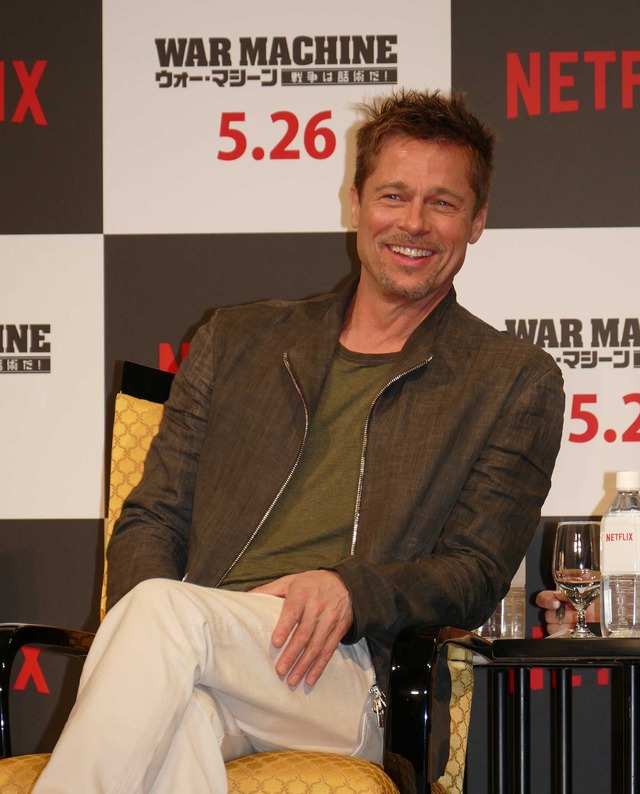 ブラッド・ピット／『ウォー・マシーン：戦争は話術だ！』来日会見