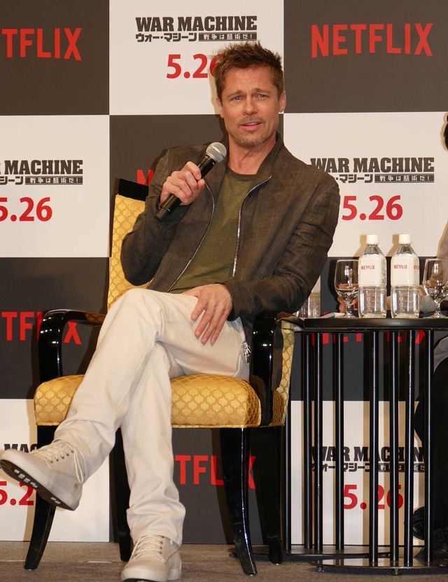 ブラッド・ピット／『ウォー・マシーン：戦争は話術だ！』来日会見