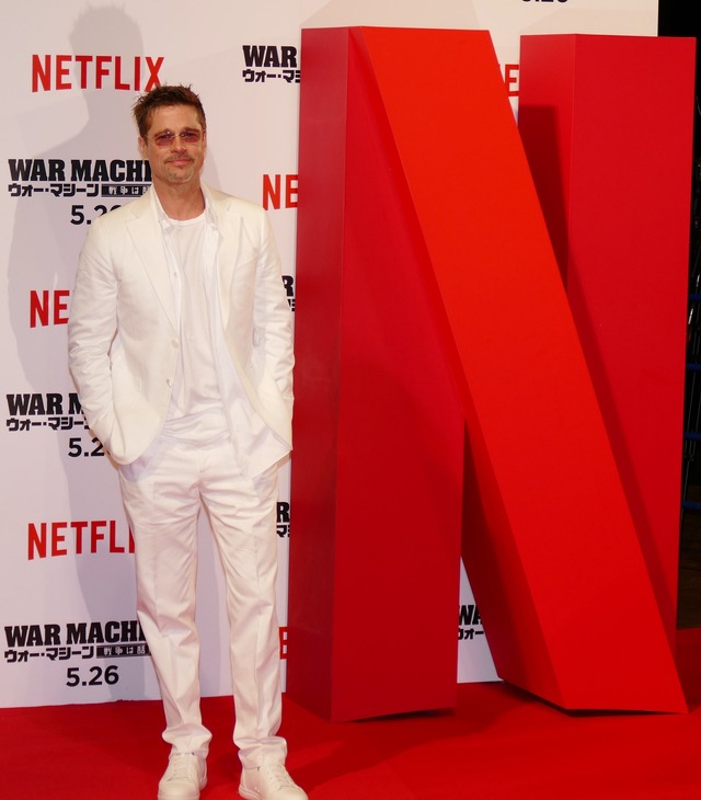 ブラッド・ピット／『ウォー・マシーン：戦争は話術だ！』ジャパンプレミア