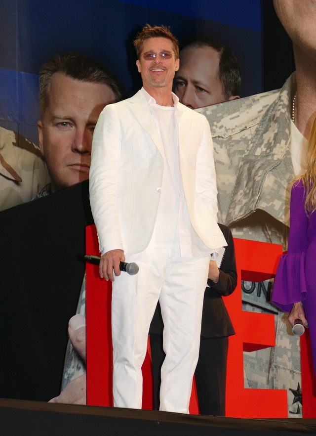 ブラッド・ピット／『ウォー・マシーン：戦争は話術だ！』ジャパンプレミア