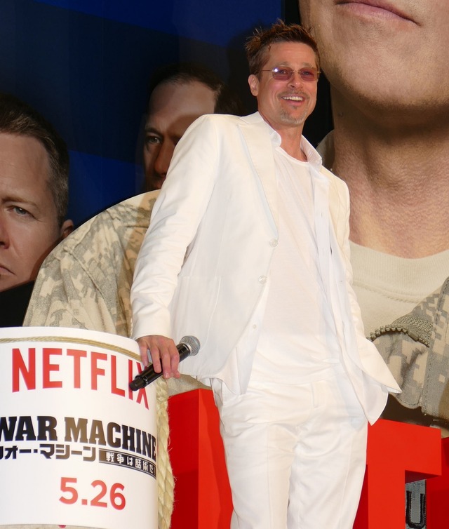 ブラッド・ピット／『ウォー・マシーン：戦争は話術だ！』ジャパンプレミア