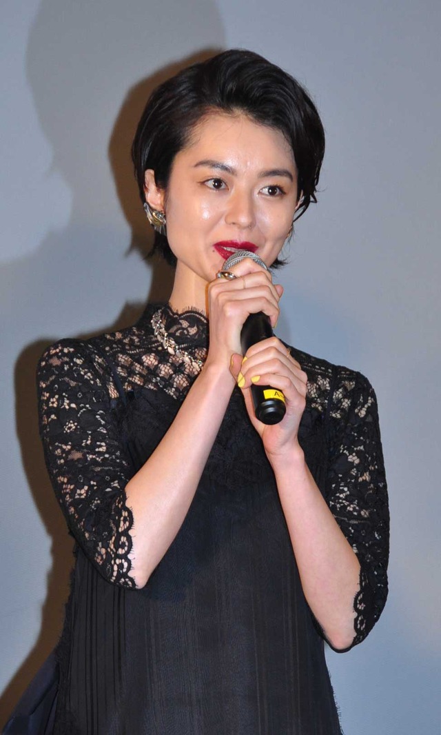 中村映里子／『結婚』完成披露試写会